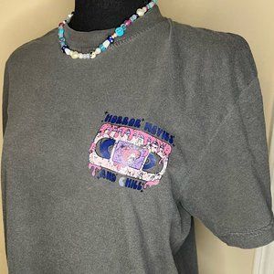 horror movies and chill graphic tee